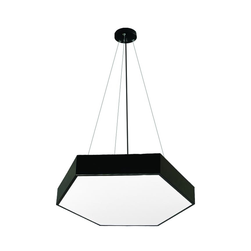 LED ljuskrona med textilsladd LED/70W/230V 4000K diameter 80 cm