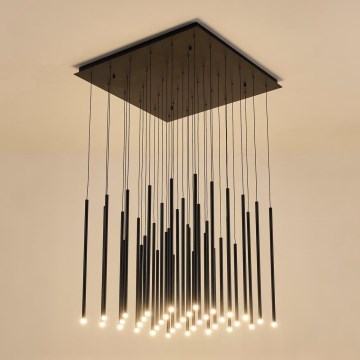 LED ljuskrona med textilsladd LED/72W/230V 3000K