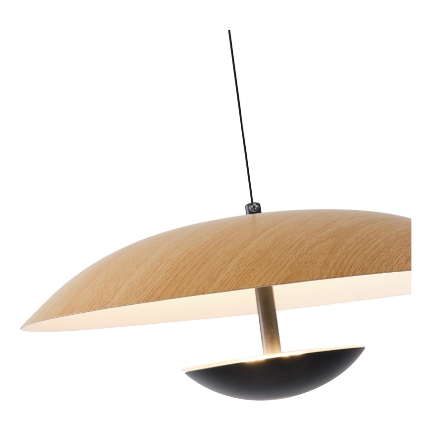 LED ljuskrona med textilsladd LED/7W/230V 3000K diameter 34,5 cm