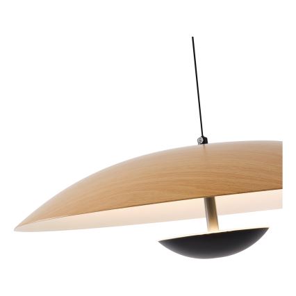 LED ljuskrona med textilsladd LED/7W/230V 3000K diameter 45,5 cm