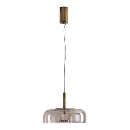 LED ljuskrona med textilsladd LED/8W/230V 3000K diameter 30 cm