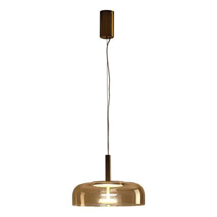 LED ljuskrona med textilsladd LED/8W/230V 3000K diameter 30 cm