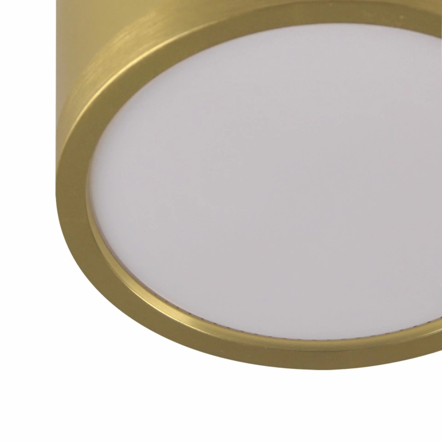 LED ljuskrona med textilsladd MIRELLA 3xGX53/6W/230V guld/svart
