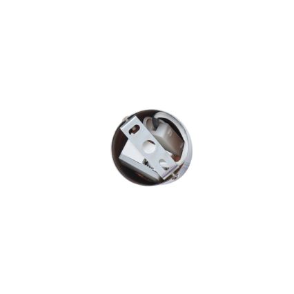 LED ljuskrona med textilsladd PERFORATO LED/6,3W/230V 3000K skinande krom diameter 13 cm