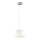 LED ljuskrona med textilsladd VASO LED/4W/230V diameter 18 cm vit