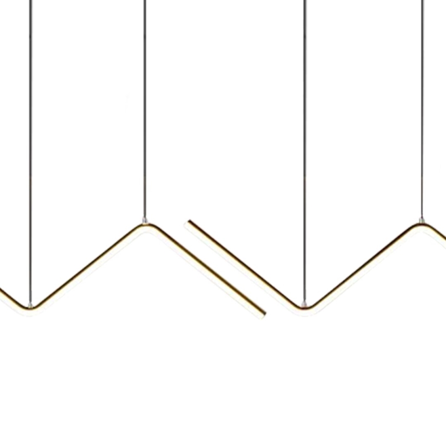 LED ljuskrona med textilsladd VERTE 2xLED/11W/230V svart