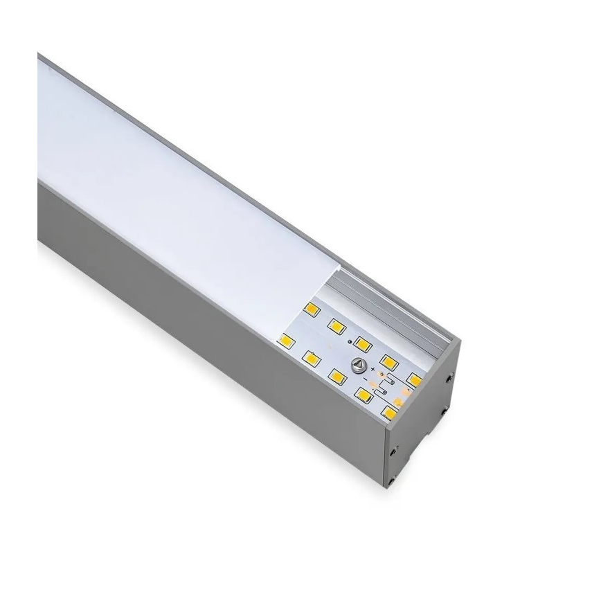 LED Ljuskrona med upphängning SAMSUNG CHIP LED/40W/230V 4000K silver