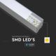 LED Ljuskrona med upphängning SAMSUNG CHIP LED/40W/230V 4000K silver