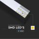 LED Ljuskrona med upphängning SAMSUNG CHIP LED/40W/230V 6400K svart