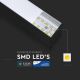 LED Ljuskrona med upphängningsrem SAMSUNG CHIP LED/40W/230V 4000K svart