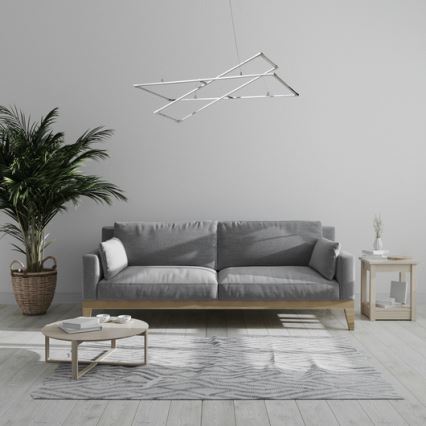 LED Ljuskrona med upphängningsrem  stEROS LED/45W/230V