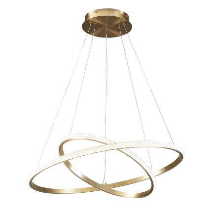 LED-ljuskrona med vajer DIANA LED/44W/230V 4000K Ø 59 cm guld