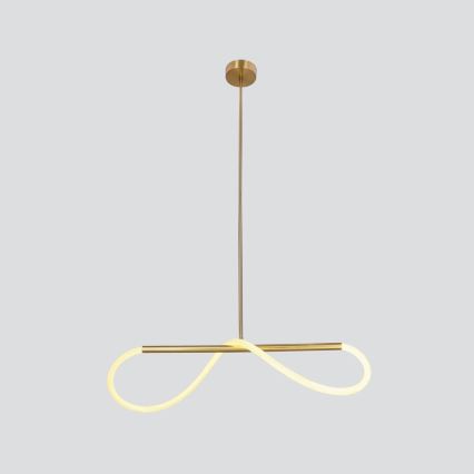 LED-ljuskrona med vajer SUPREME LED/18W/230V 80 cm guldfärgad