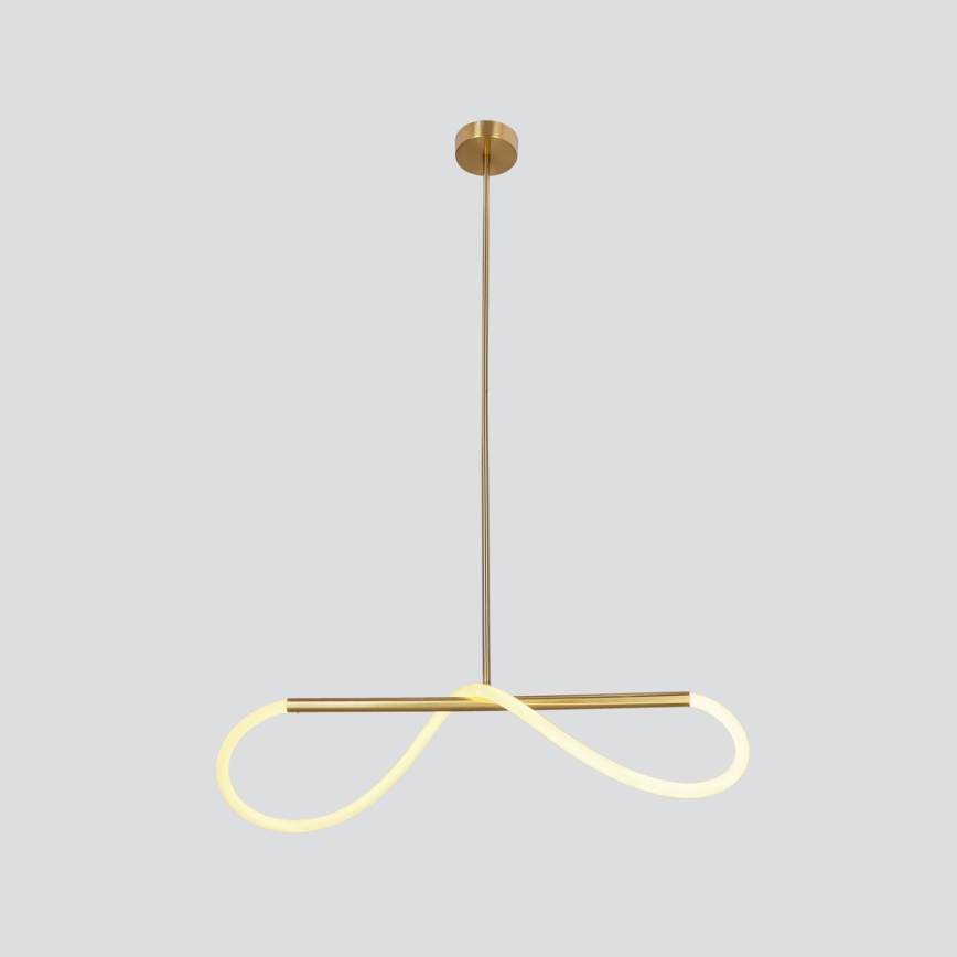 LED-ljuskrona med vajer SUPREME LED/18W/230V 80 cm guldfärgad