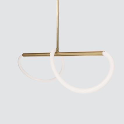 LED-ljuskrona med vajer SUPREME LED/18W/230V 80 cm guldfärgad