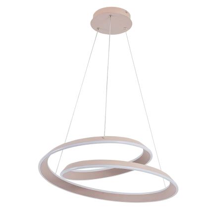 LED-ljuskrona på kabel CASHMERE LED/75W/230V Ø 60 cm vit