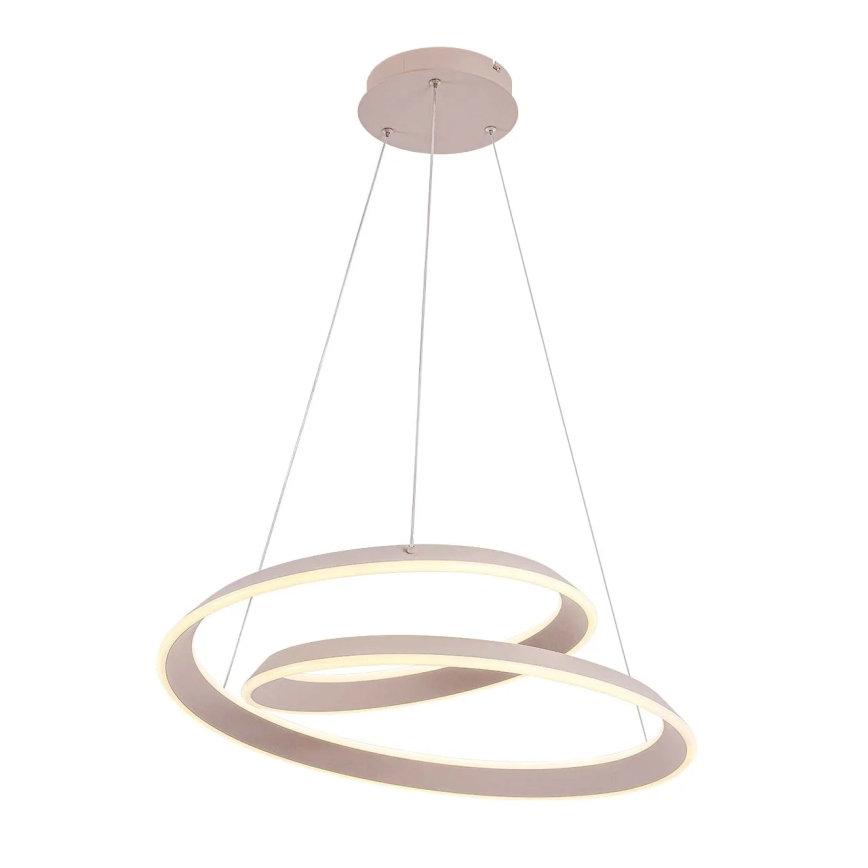LED-ljuskrona på kabel CASHMERE LED/75W/230V Ø 60 cm vit