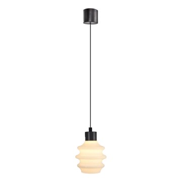 LED-ljuskrona på vajer CACTUS LED/3W/230V 3000K svart/vit
