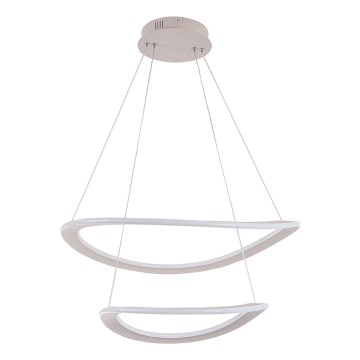 LED-ljuskrona på vajer CASHMERE LED/75W/230V Ø 59,5 beige