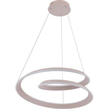 LED-ljuskrona på vajer CASHMERE LED/75W/230V Ø 60 cm beige