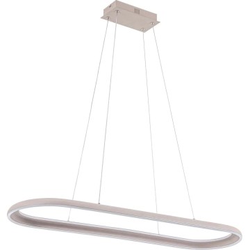 LED-ljuskrona på vajer CASHMERE LED/80W/230V 30x100 cm beige