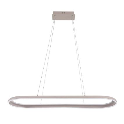 LED-ljuskrona på vajer CASHMERE LED/80W/230V 30x100 cm beige