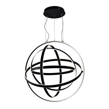 LED-ljuskrona på vajer COPERNICUS LED/260W/230V svart