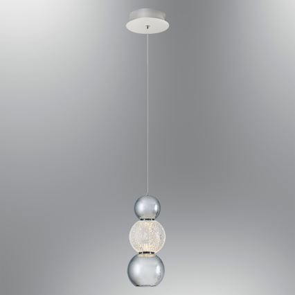 LED-ljuskrona på vajer CREMONA LED/5W/230V 3000K matt krom