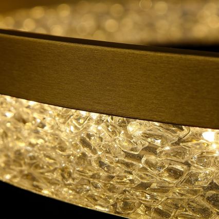 LED-ljuskrona på vajer GALA LED/25W/230V Ø 50 cm, guld