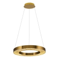 LED-ljuskrona på vajer JESI LED/35W/230V 3000K Ø 60 cm bronsfärgad