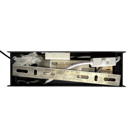 LED-ljuskrona på vajer LINEA LED/36W/230V 3000/4000/5700K CRI 90 svart