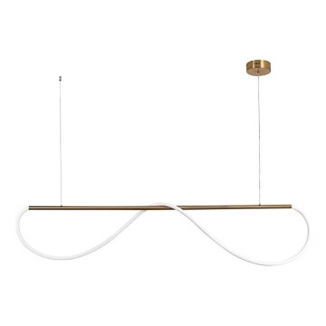 LED-ljuskrona på vajer MELECA LED/36W/230V 3000/4000/6000K 160 cm guldfärgad