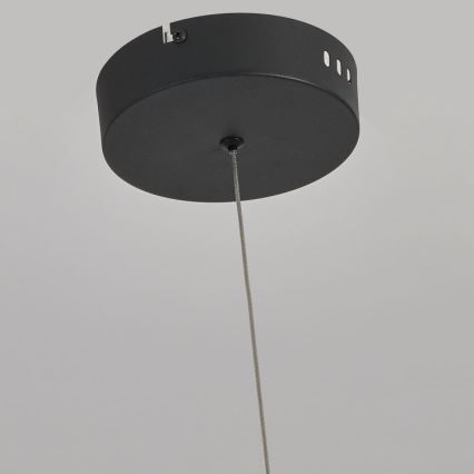 LED-ljuskrona på vajer MELECA LED/36W/230V 3000/4000/6000K 160 cm svart