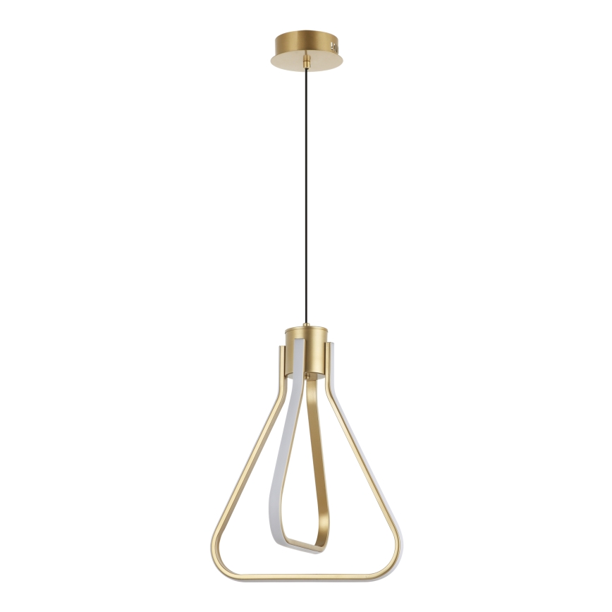 LED-ljuskrona på vajer ZING LED/19W/230V guldfärgad