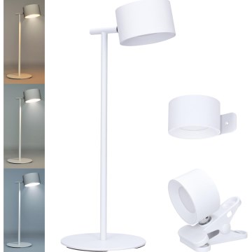 LED Ljusreglerad beröring uppladdningsbar lampa 3i1 LED/4W/2000 mAh 3000/4000/6500K vit