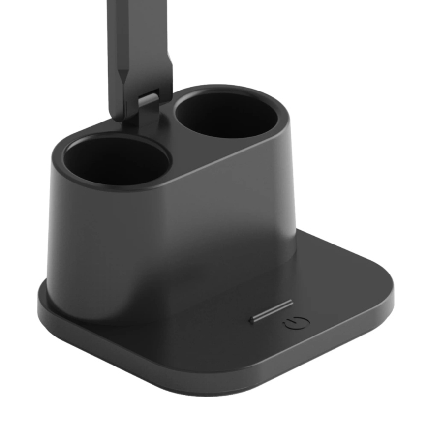 LED ljusreglerad bordslampa touch BARI LED/6W/230V svart