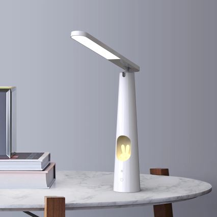 LED ljusreglerad bordslampa touch BUNNY LED/7W/230V 2700/4000/6500K vit
