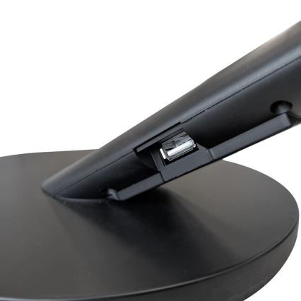 LED ljusreglerad bordslampa touch OPTIMUM LED/7W/230V USB 3000/4000/6000K svart