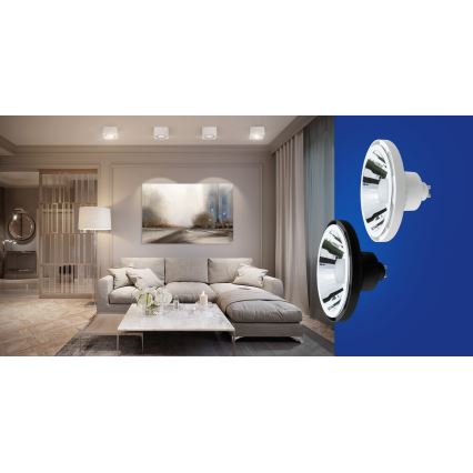 LED Ljusreglerad glödlampa AR111 GU10/10W/230V 3000-6500K Wi-Fi Tuya 30° vit