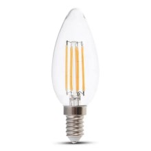 LED Ljusreglerad glödlampa FILAMENT E14/4W/230V 3000K