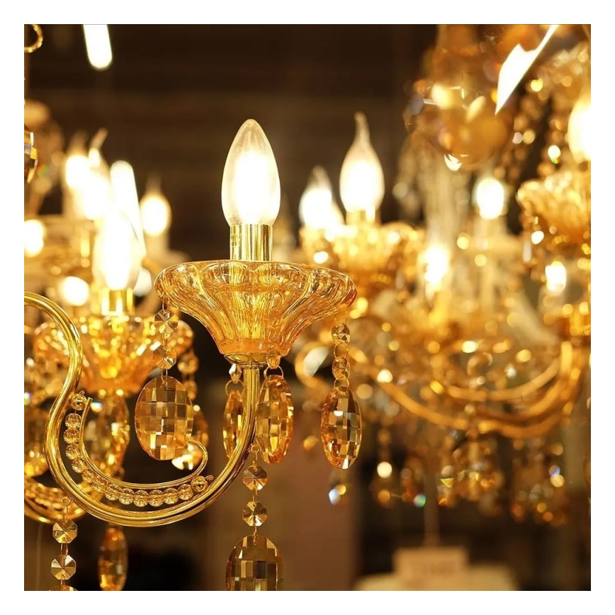 LED Ljusreglerad glödlampa FILAMENT E14/4W/230V 3000K