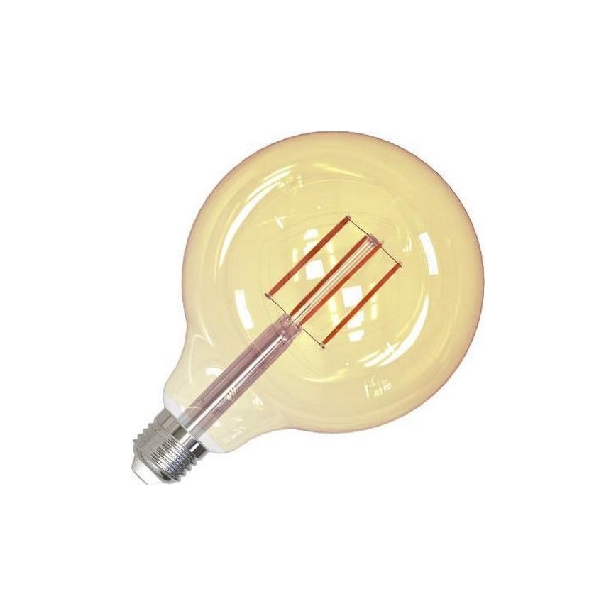 LED Ljusreglerad glödlampa FILAMENT G125 E27/12W/230V 2000K