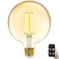 LED Ljusreglerad glödlampa FILAMENT G125 E27/6W/230V 2700-6500K Wi-Fi - Aigostar