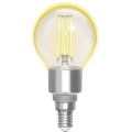 LED Ljusreglerad glödlampa FILAMENT G45 E14/4,5W/230V 2700-6500K Wi-Fi - Aigostar