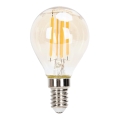 LED Ljusreglerad glödlampa FILAMENT G45 E14/4W/230V 2200K - Aigostar