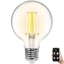 LED Ljusreglerad glödlampa FILAMENT G80 E27/6W/230V 2700-6500K Wi-Fi - Aigostar