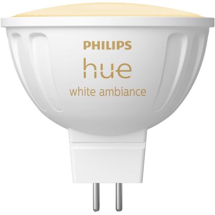 LED Ljusreglerad glödlampa Philips Hue White Ambiance GU5,3/MR16/5,1W/12V 2200-6500K