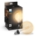 LED Ljusreglerad glödlampa Philips Hue WHITE FILAMENT G125 E27/7W/230V 2100K