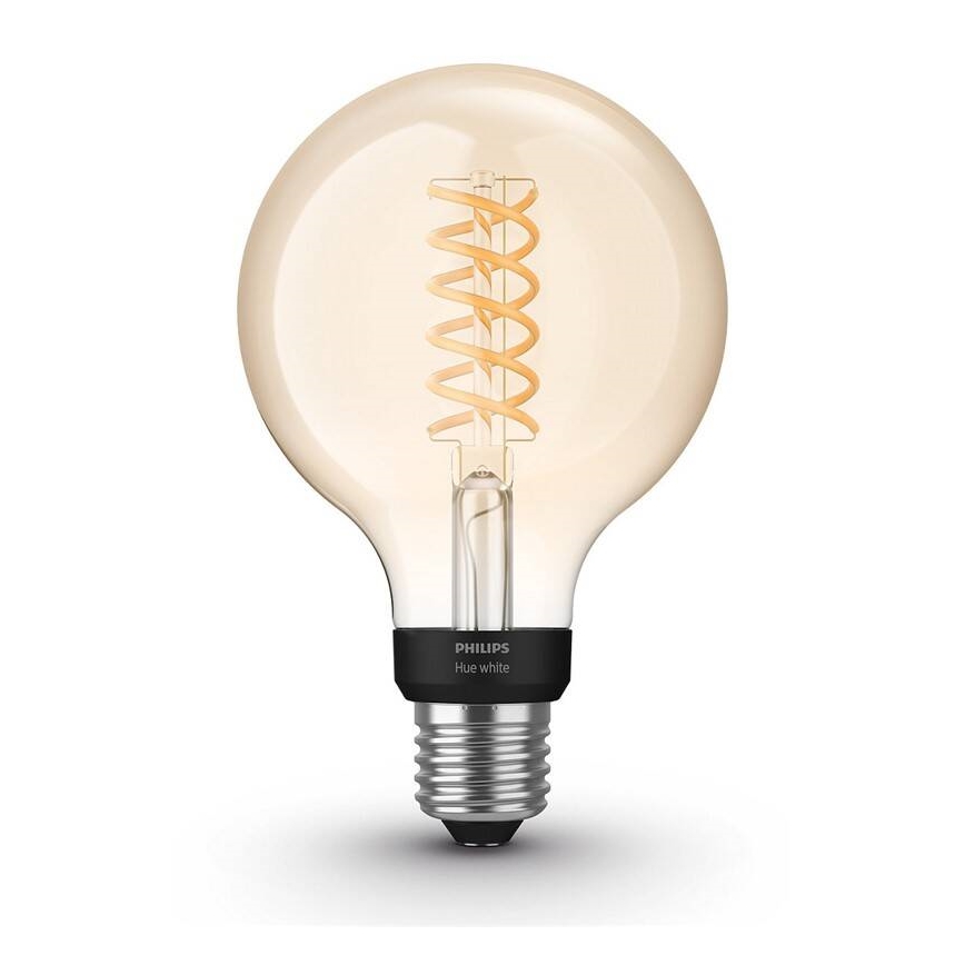LED Ljusreglerad glödlampa Philips Hue WHITE FILAMENT G93 E27/7,2W/230V 2100K