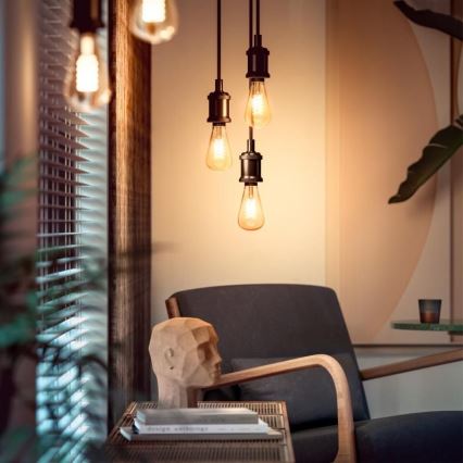 LED Ljusreglerad glödlampa Philips Hue WHITE FILAMENT ST72 E27/7W/230V 2100K